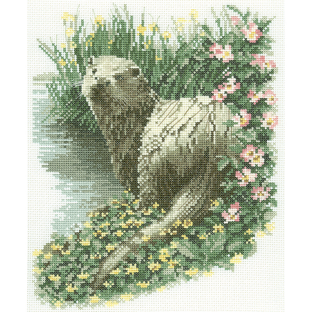 Otter (John Stubbs) cross stitch chart pack - JSOT437C