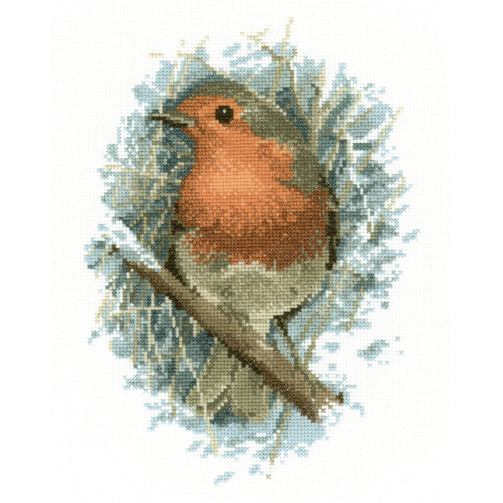 Robin Redbreast cross stitch kit - JSRR401