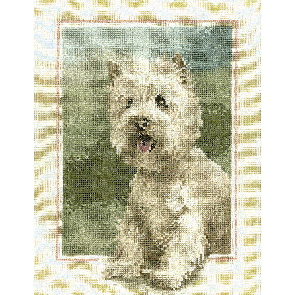 Westie cross stitch kit (John Stubbs) - JSWS417