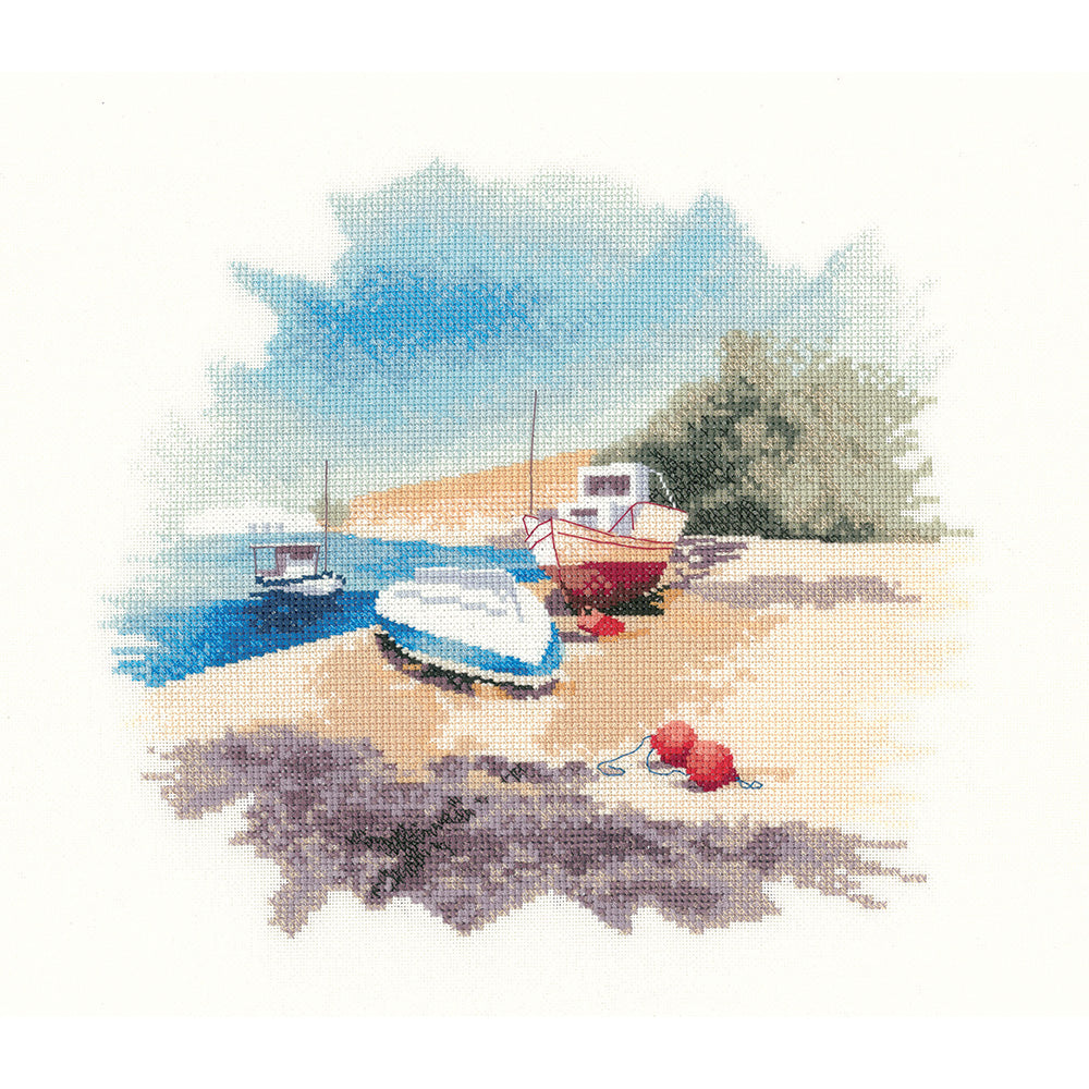 Fishing Boats (John Clayton) cross stitch chart pack - JWFB1076C