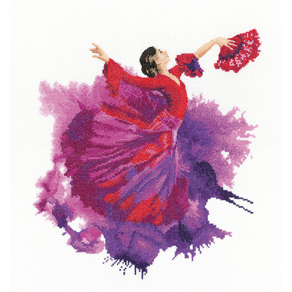 Flamenco cross stitch kit - JWFL1683