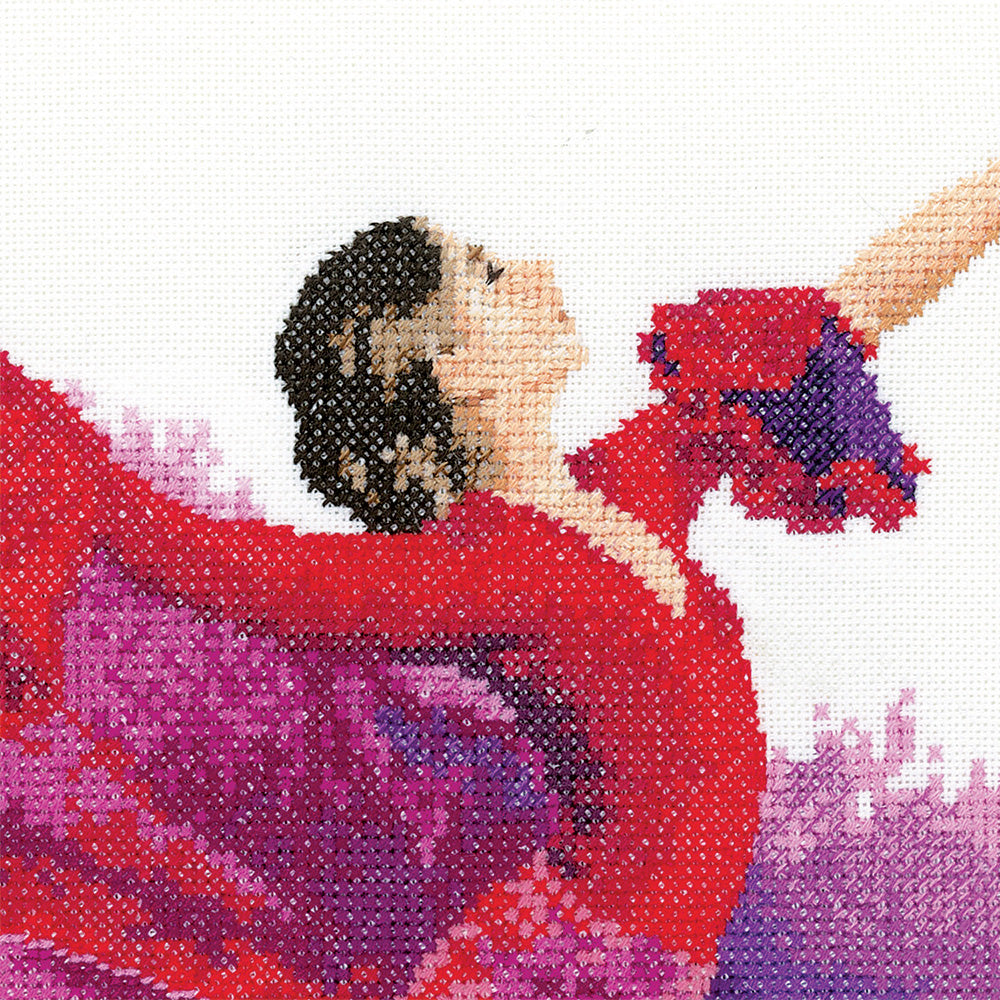 Flamenco cross stitch kit - JWFL1683