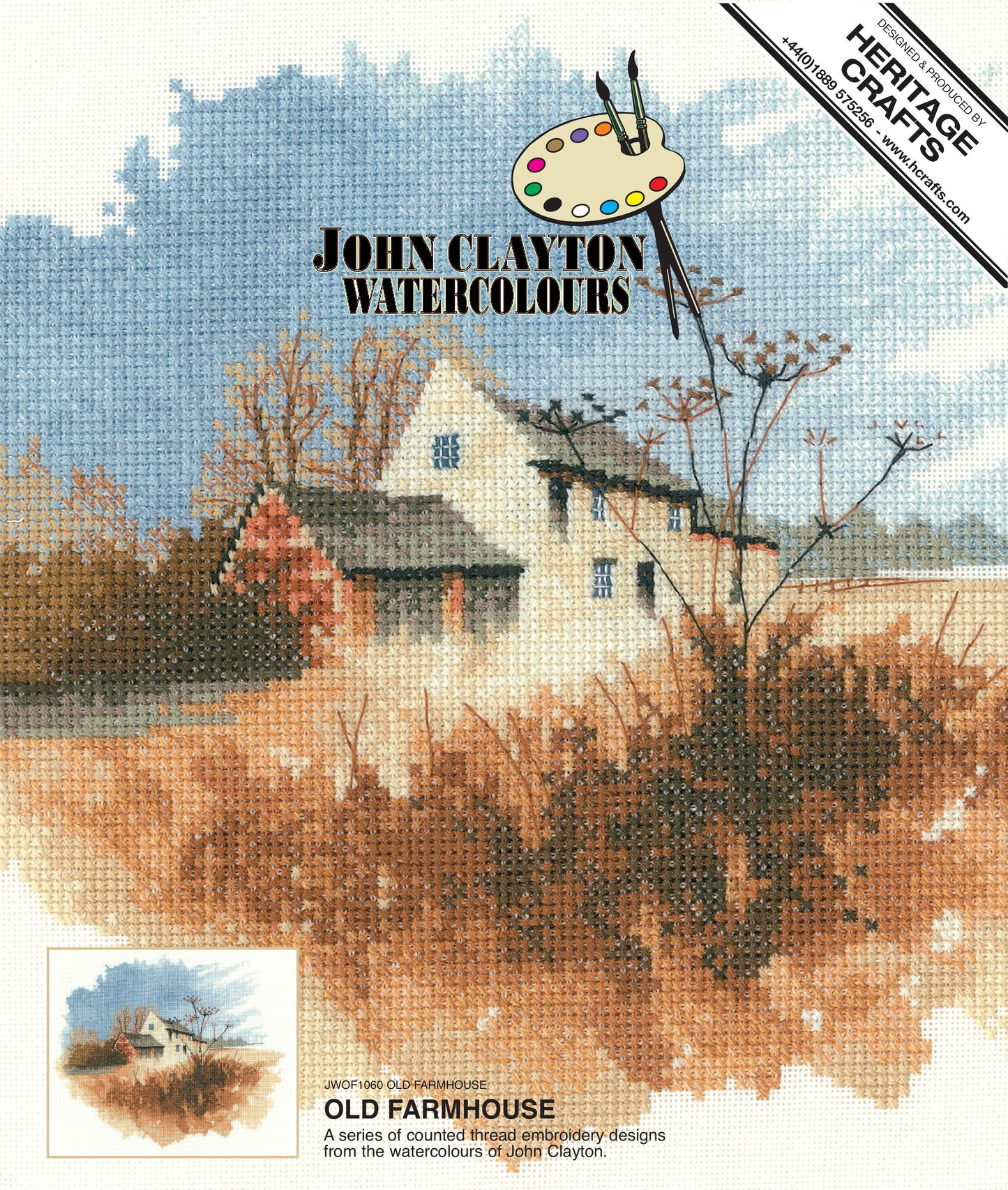 Old Farmhouse Cross Stitch Kit - JWOF1060 (D)