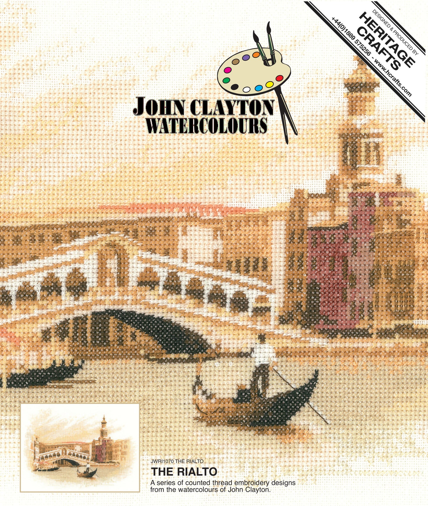 The Rialto cross stitch kit - JWRI1070