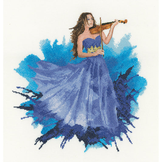 The Violinist cross stitch kit - JWVI1698