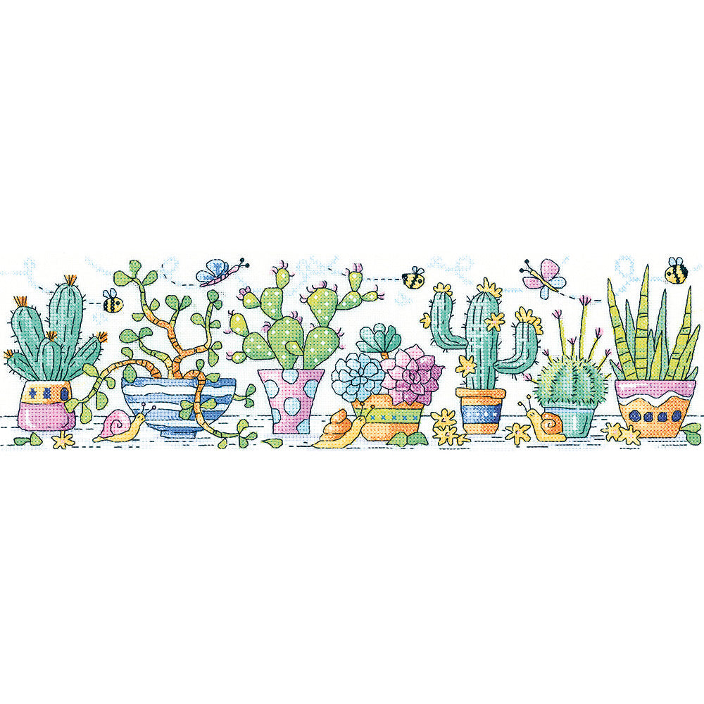 Cactus Garden cross stitch kit - KCCG1480