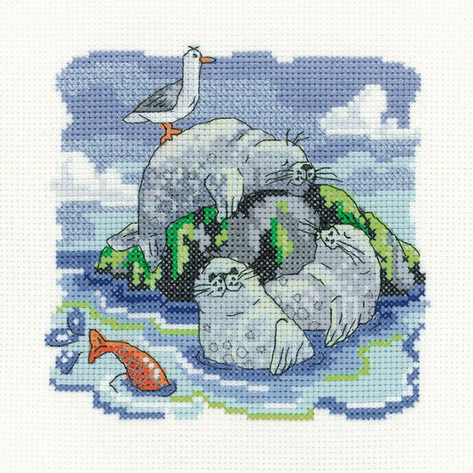 Chilling cross stitch kit - KCCH1642