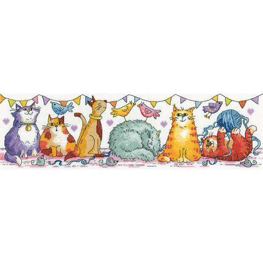 Cat Show cross stitch kit - KCCS1539