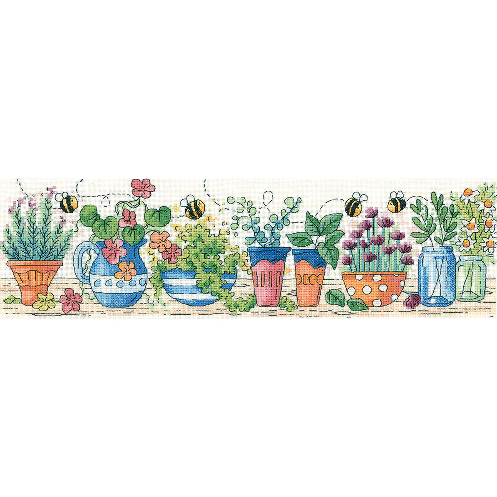 Herb Garden cross stitch kit - KCHG1396