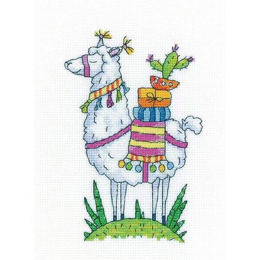 Llama cross stitch kit - KCLM1507