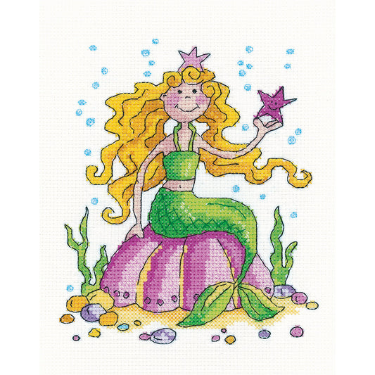 Mermaid cross stitch kit - KCMM1506