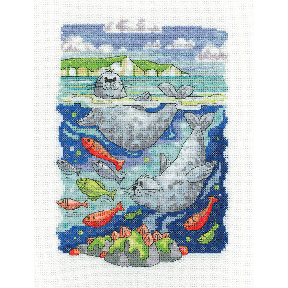 Seals cross stitch kit - Karen Carter - KCSE1544