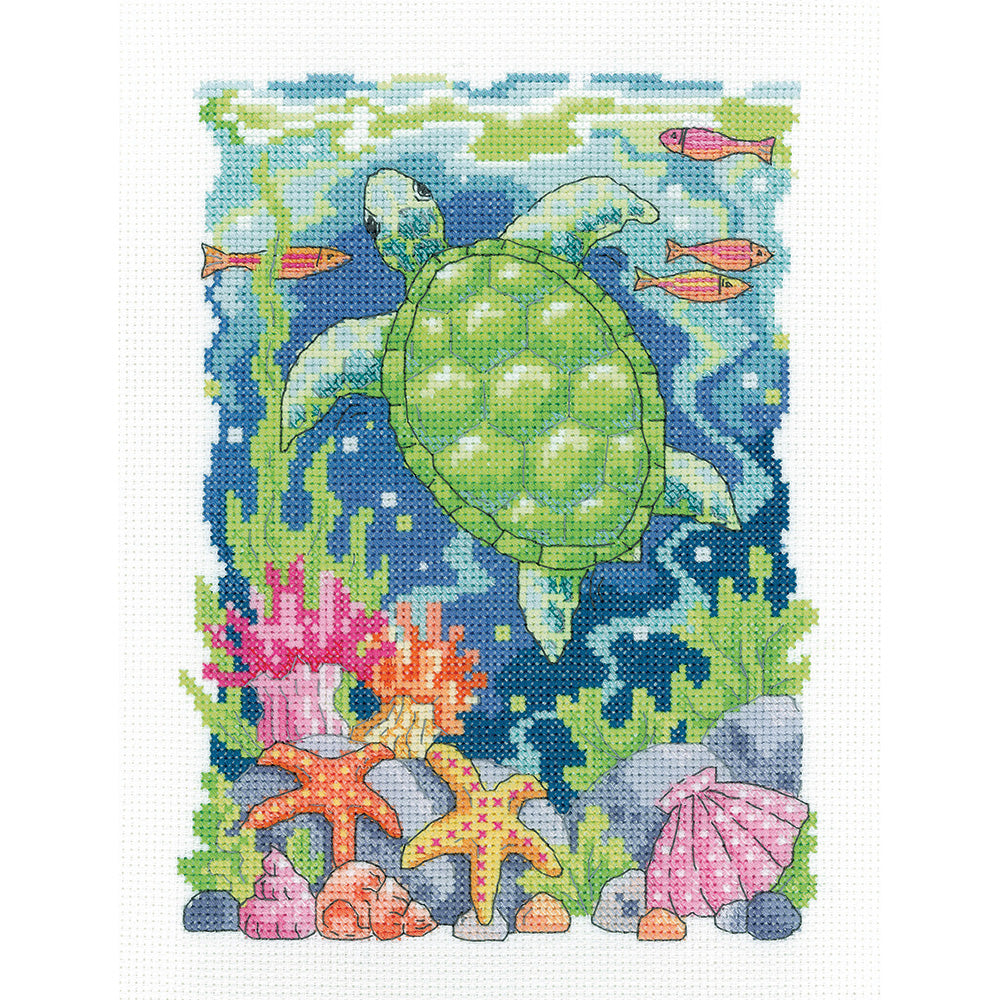 Turtle cross stitch kit - Karen Carter - KCTR1630