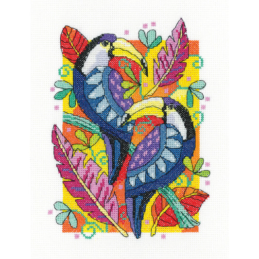 Toucans cross stitch kit - KCTU1503