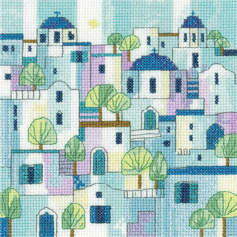 Impressions of Greece cross stitch kit - KIGR1766