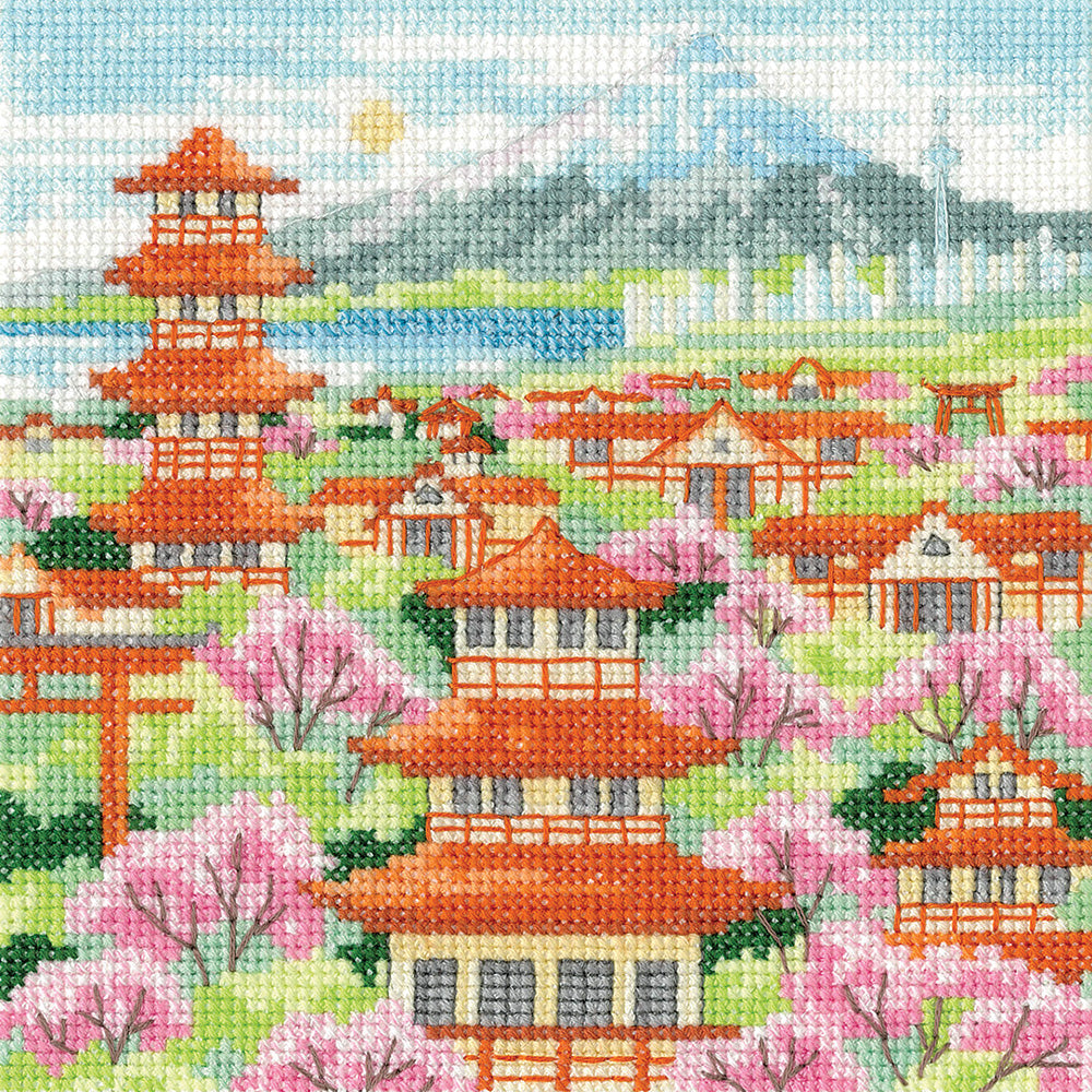 Impressions of Japan cross stitch kit - KIJP1981