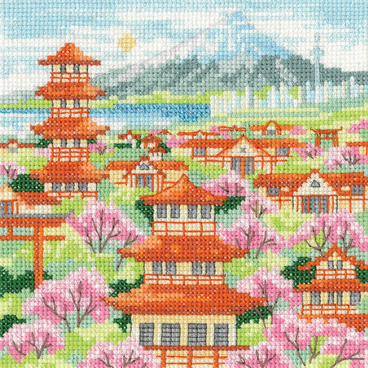 Impressions of Japan cross stitch kit - KIJP1981