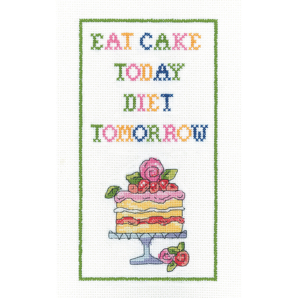 Diet Tomorrow cross stitch kit - KSDT1651