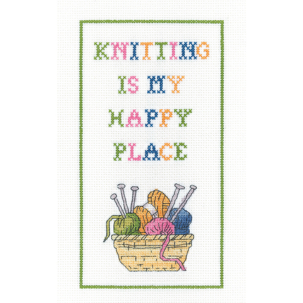 Happy Knitting cross stitch kit - KSHK1646