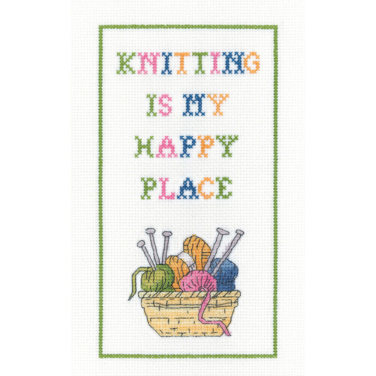 Happy Knitting cross stitch kit - KSHK1646