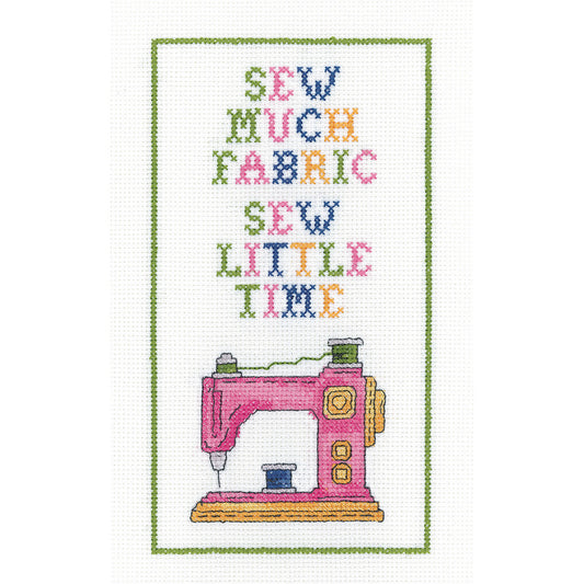 Sew Much Fabric cross stitch kit +- KSSF1644