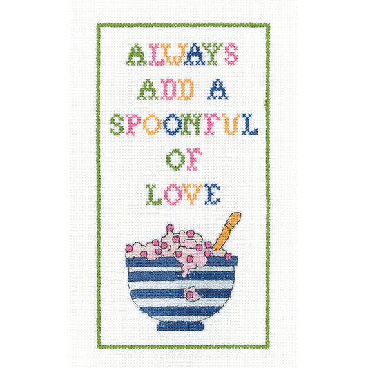 Spoonful of Love cross stitch kit - KSSL1648