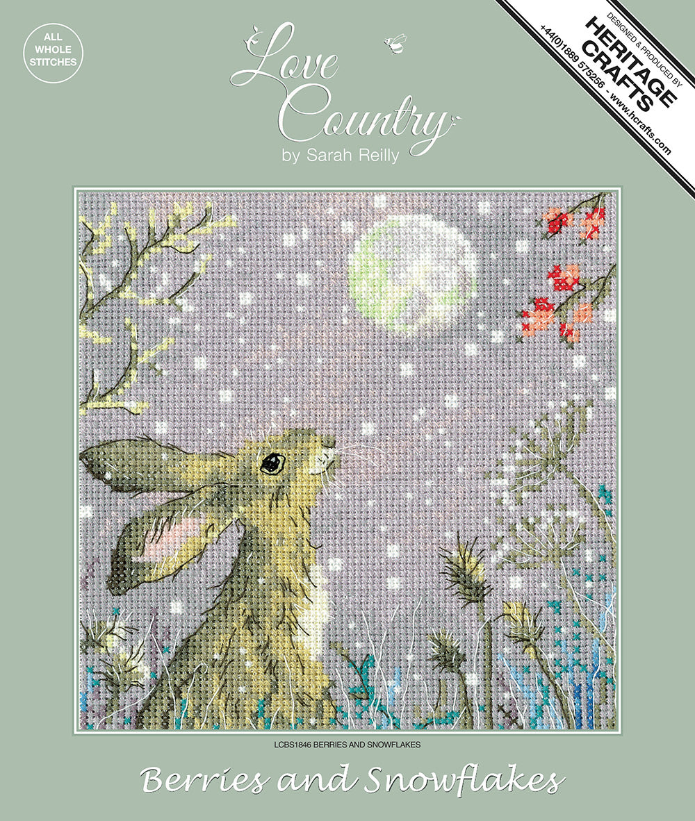 Berries and Snowflakes cross stitch kit - LCBS1846