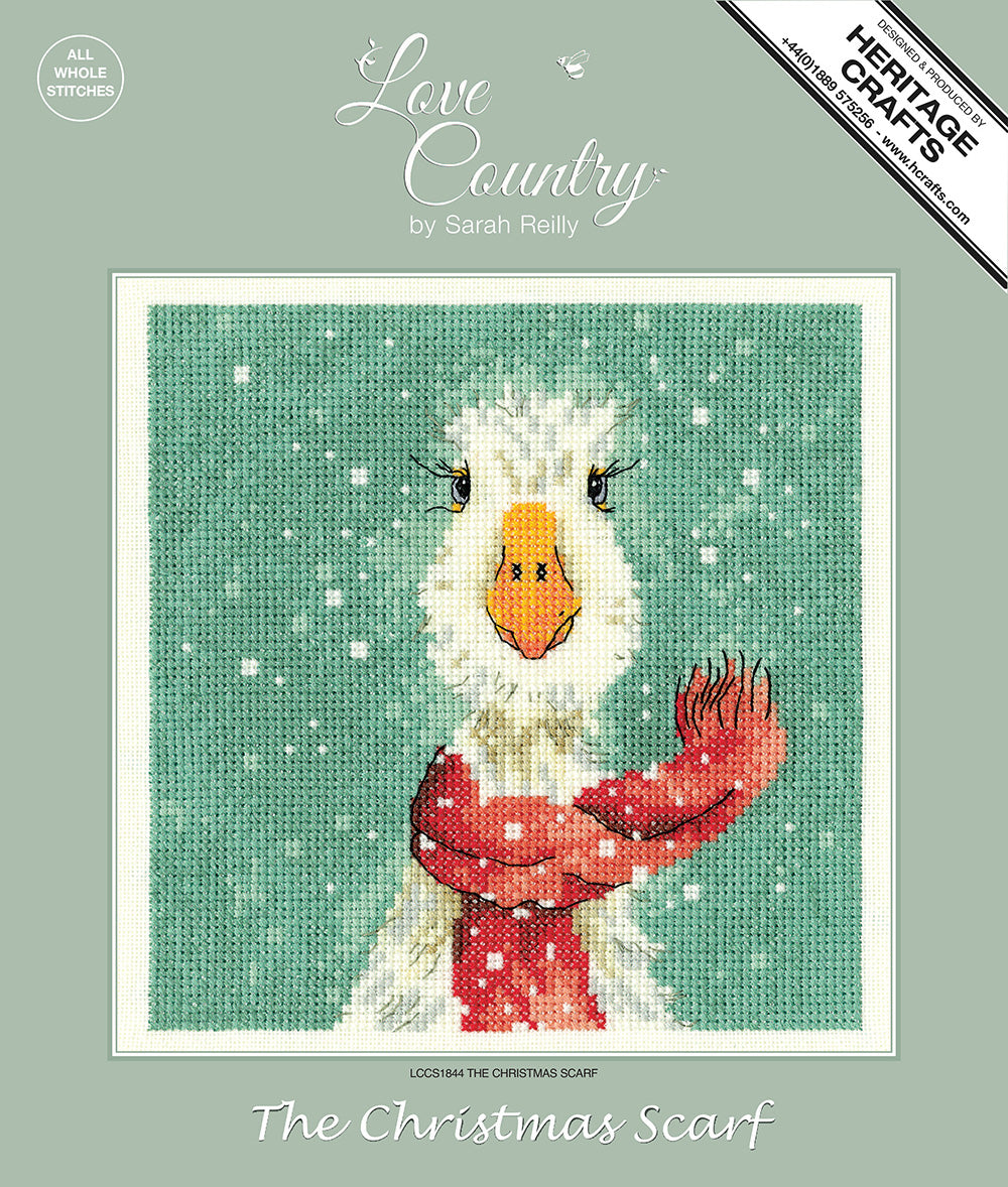 The Christmas Scarf cross stitch kit - LCCS1844