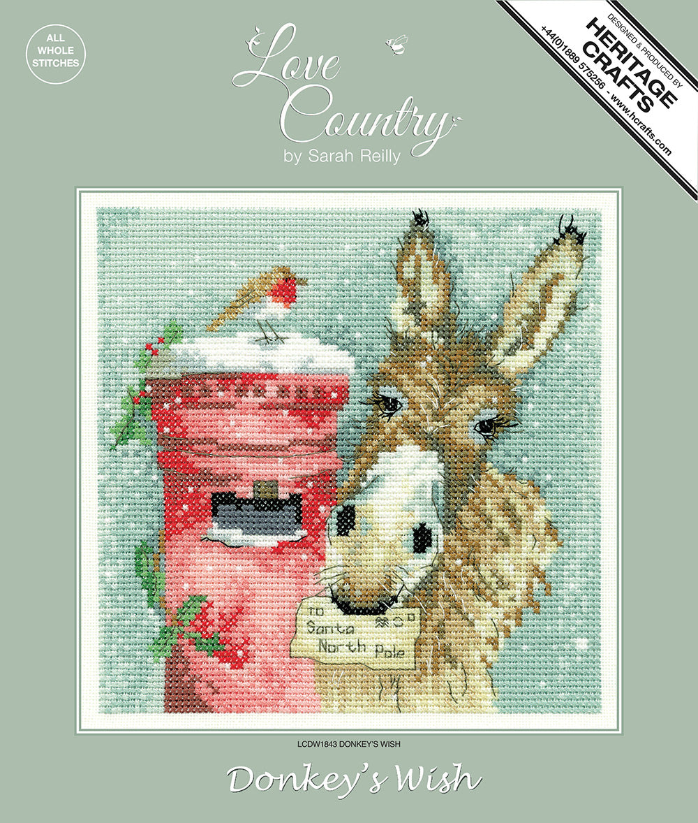 Donkey's Wish cross stitch kit - LCDW1843