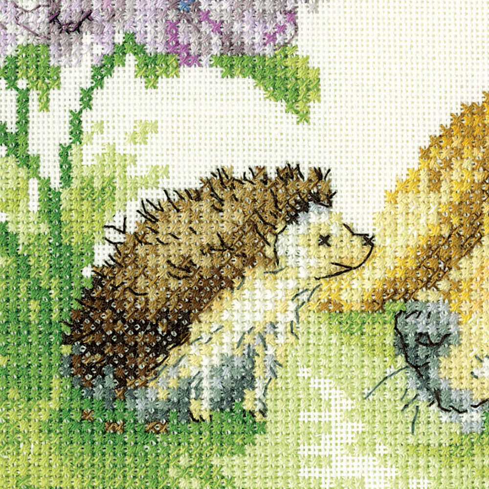 Hydrangea Hideaway cross stitch kit - LCHH1795A