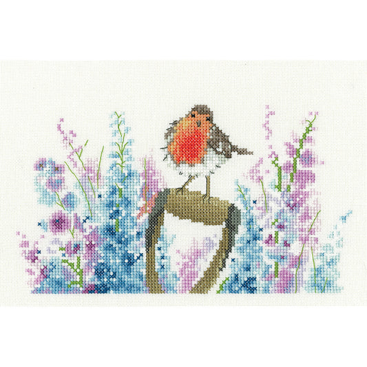 Rosie Robin cross stitch kit - LCRR1926