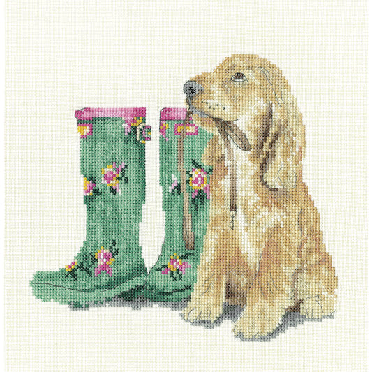 Waiting for Walkies cross stitch kit - LCTW1976