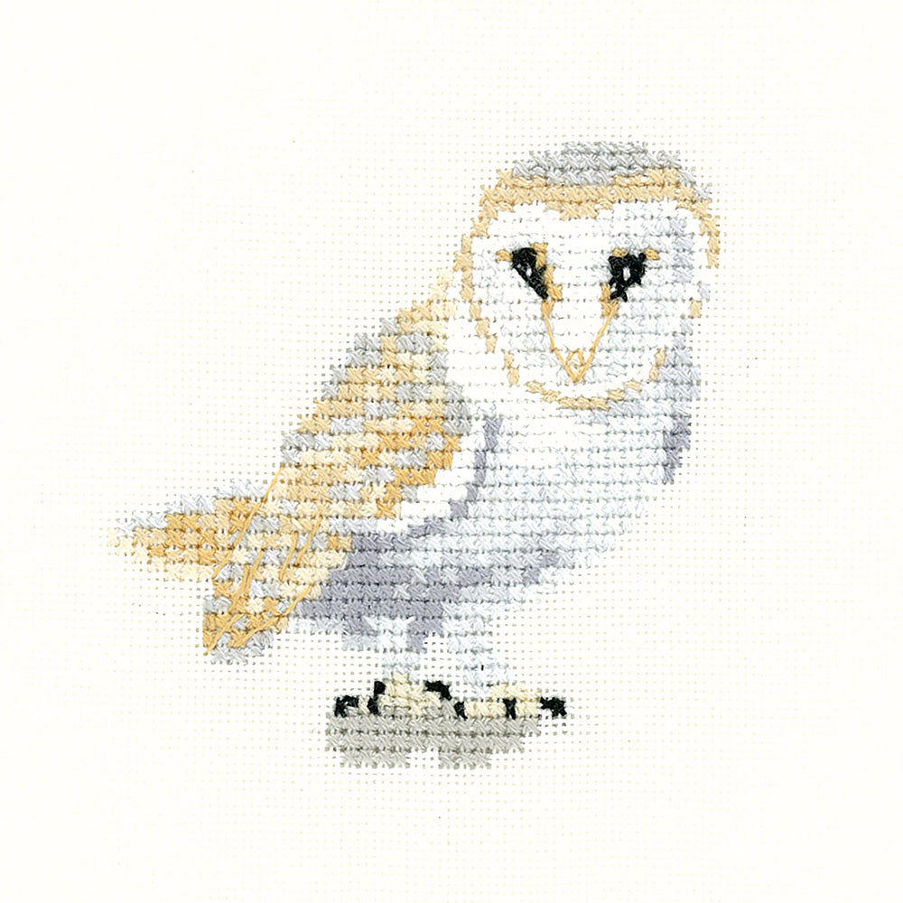 Little Friends Barn Owl cross stitch kit - LFBO1482