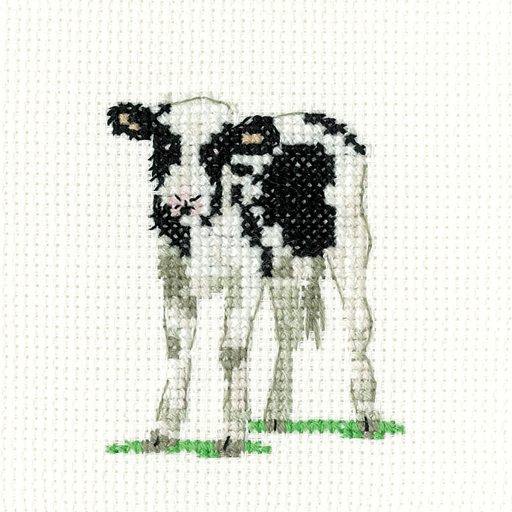 Little Friends Calf cross stitch kit - LFCF1955