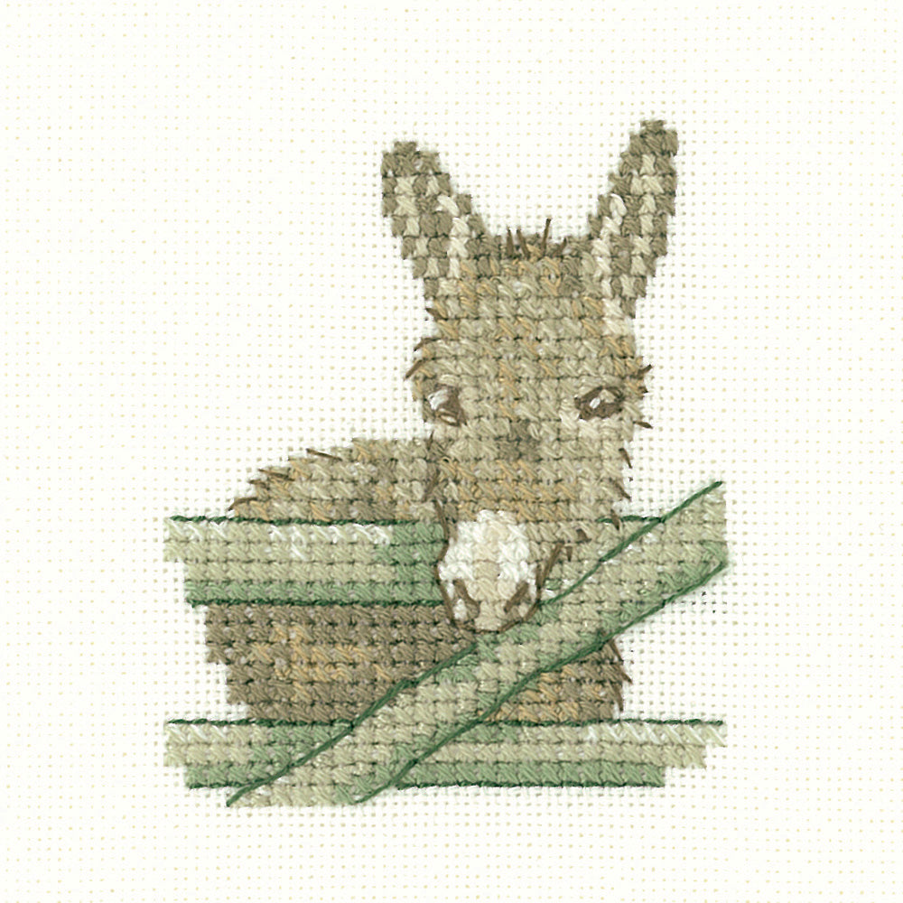 Little Friends Donkey cross stitch kit - LFDO1209