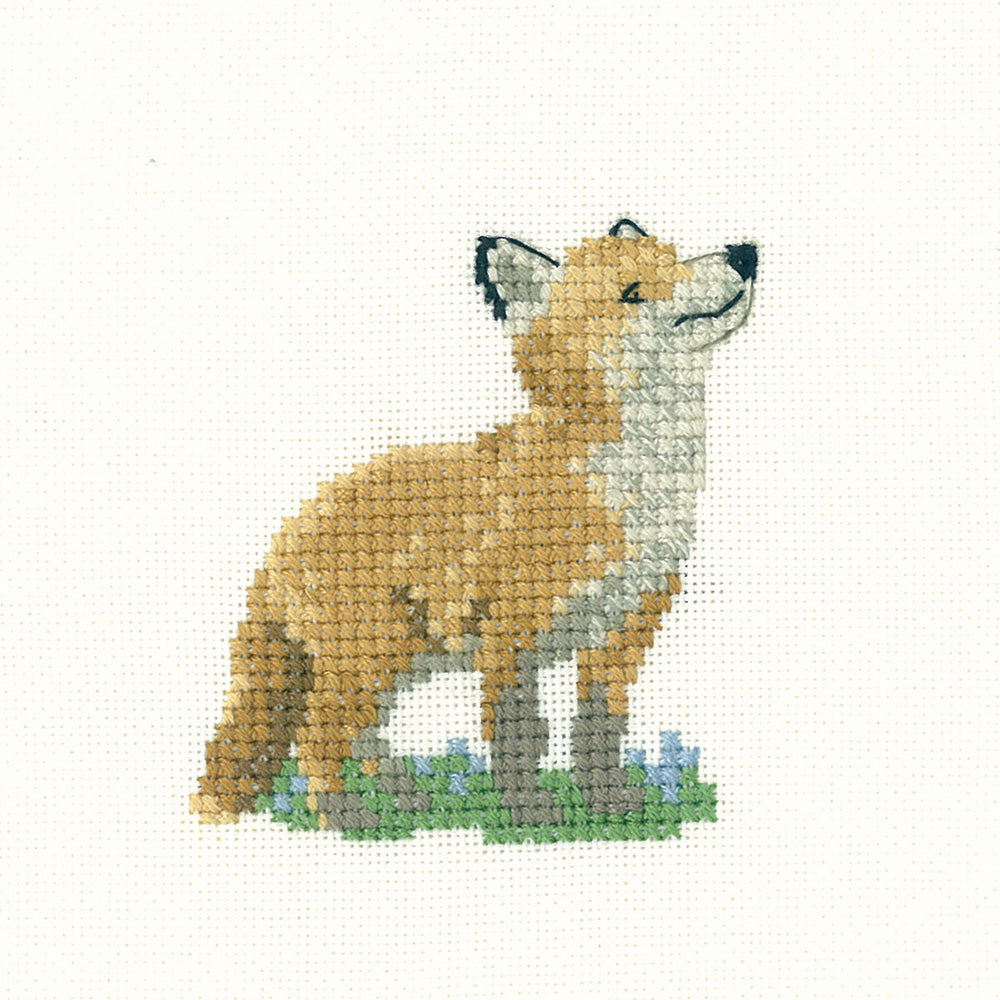 Little Friends Fox Cub cross stitch kit -LFFC1061