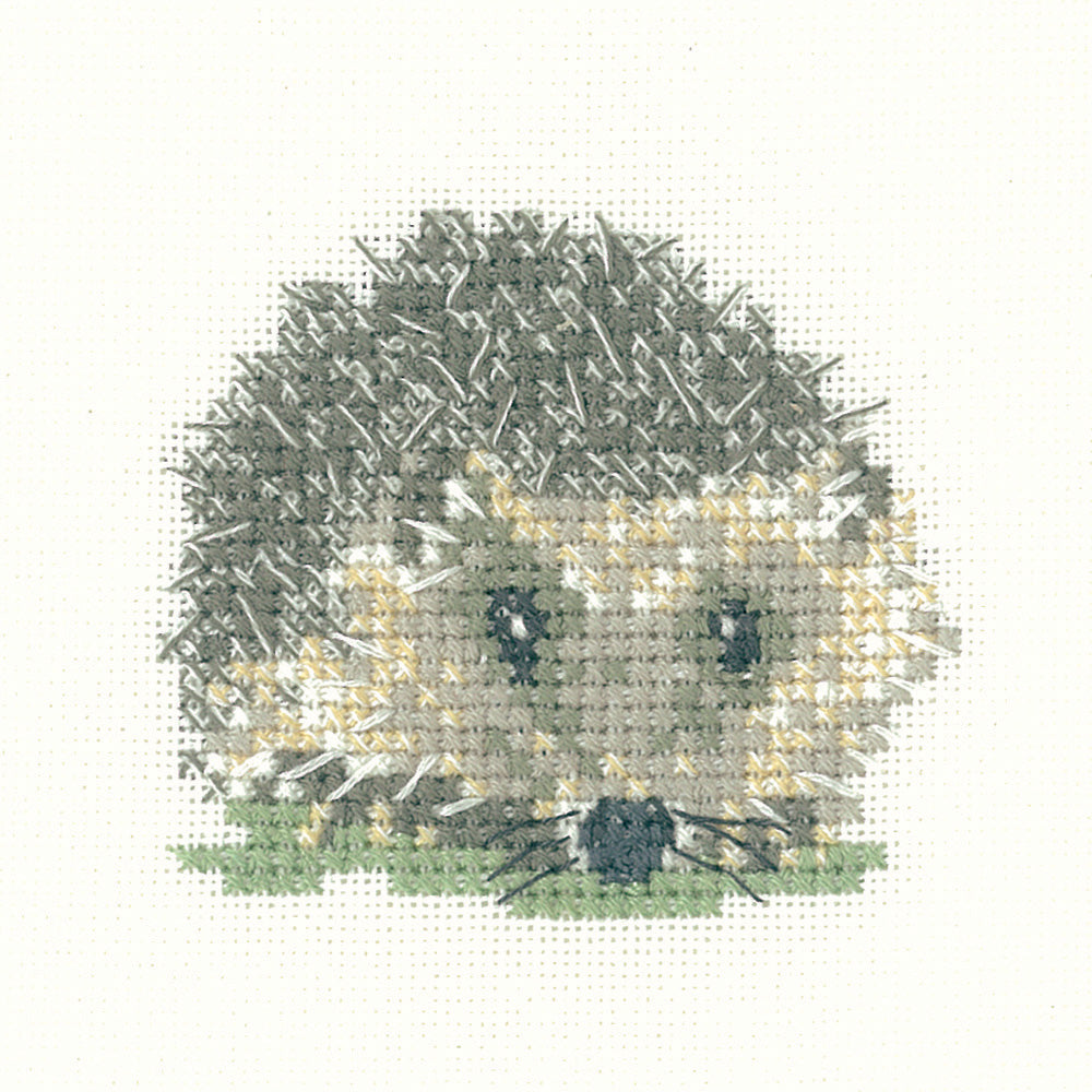 Little Friends Hedgehog cross stitch kit - LFHH1136