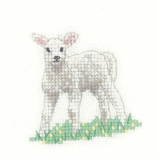 Little Friends Lamb cross stitch kit - LFLB1187