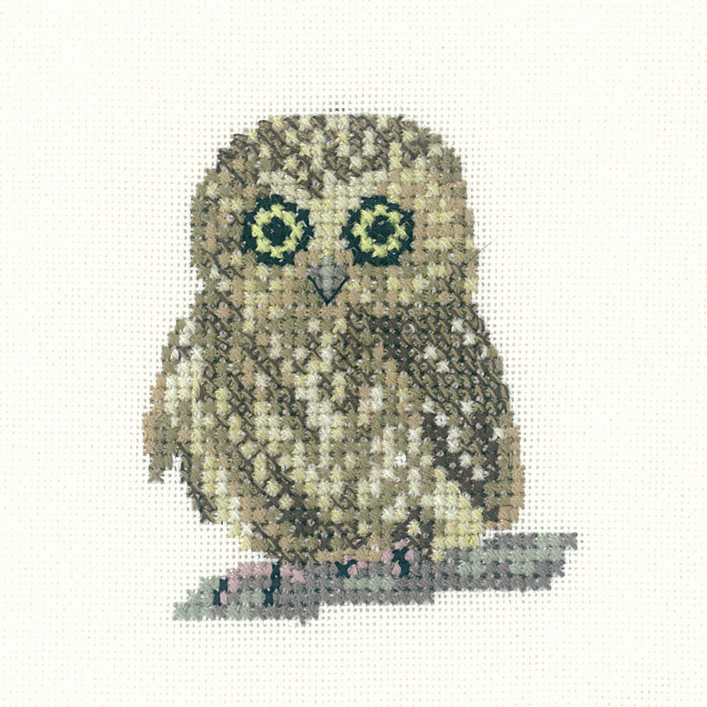 Little Friends Owl cross stitch kit - LFOW1142