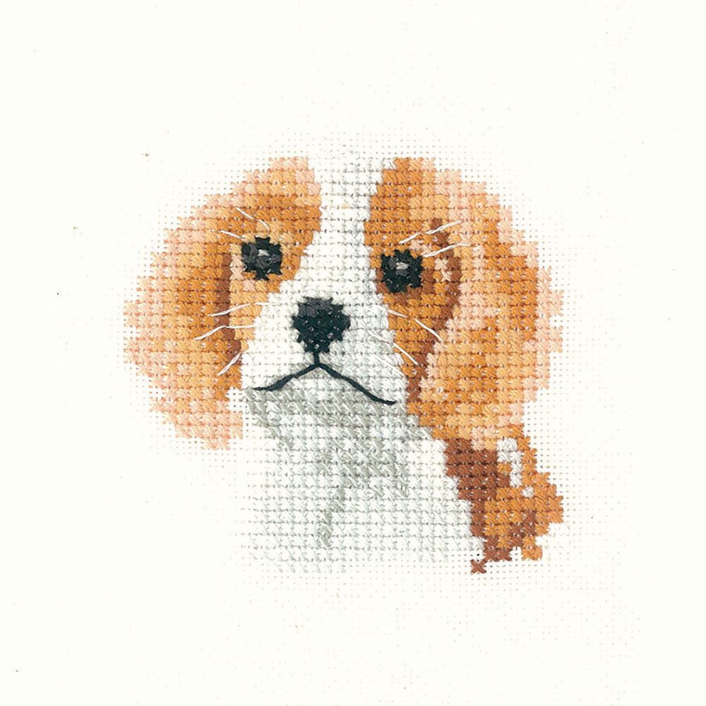 Little Friends Spaniel Puppy cross stitch kit - LFSN1028