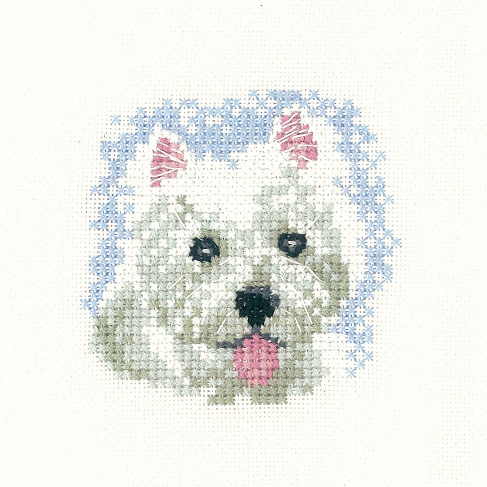 Little Friends Westie Puppy cross stitch kit - LFWP1031