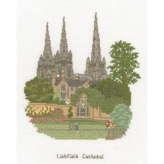 Lichfield Cathedral cross stitch chart pack - LG017C