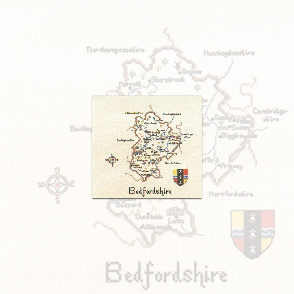 Bedfordshire cross stitch chart pack - MBD063C