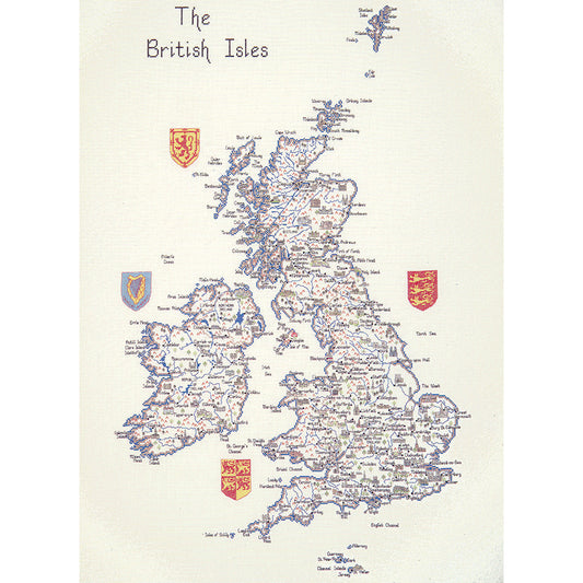 The British Isles cross stitch chart pack - MBR128C