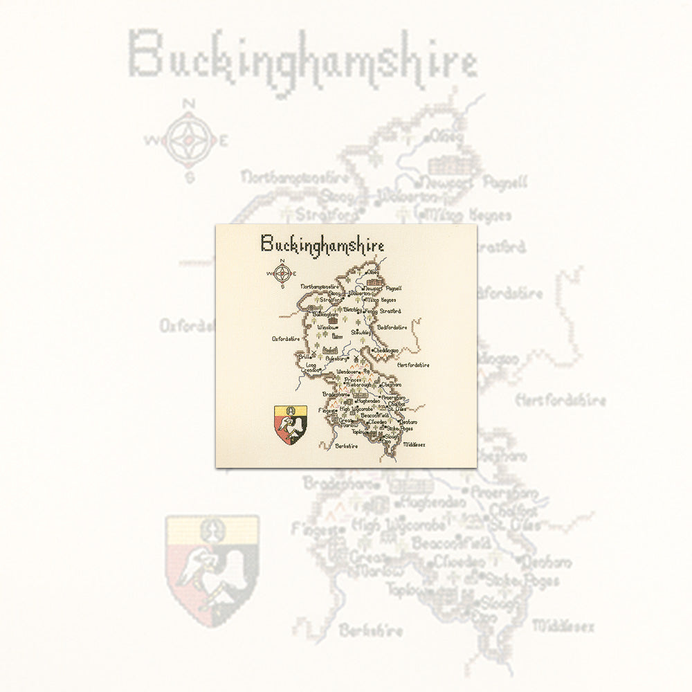 Buckinghamshire cross stitch chart pack - MBU113C