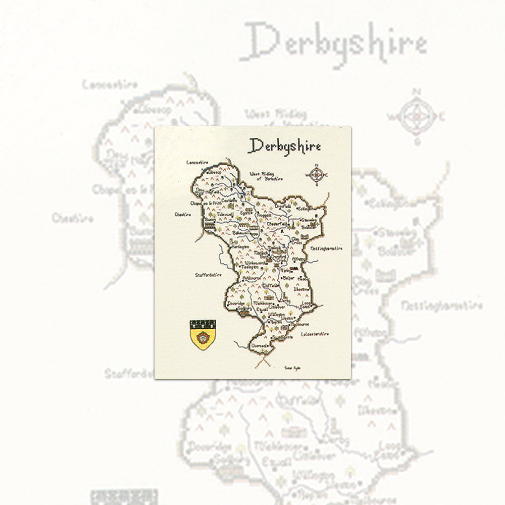 Derbyshire cross stitch chart pack - MDB066C