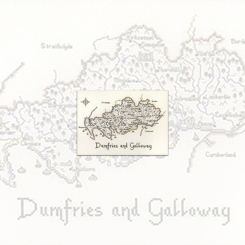 Dumfries and Galloway cross stitch chart pack - MDG233C