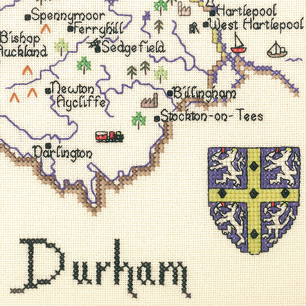 Durham cross stitch chart pack - MDM108C