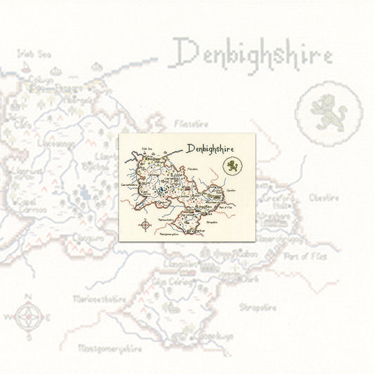 Denbighshire cross stitch chart pack - MDN138C