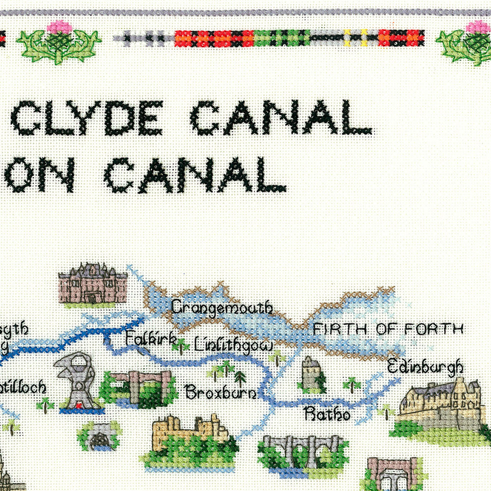 Forth and Clyde Canal and Union Canal cross stitch chart pack - MFCC963C